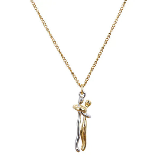 Eternal Hug Necklace – 14k Gold Finish